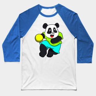 Panda as Handball player with handball Baseball T-Shirt